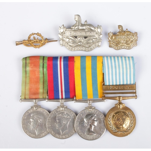 133 - A group of four military medals awarded to Private J Connolly, 14449789, Gloucestershire Regiment al... 