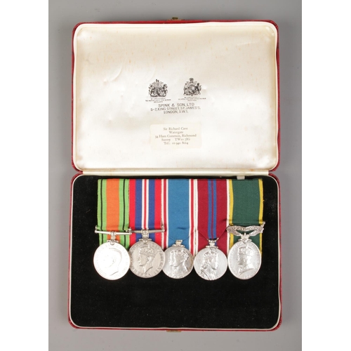 139 - A fascinating group of medals awarded to Sir Richard Philip Cave KCVO, MVO, CB, DL (Deputy Lord Lieu... 