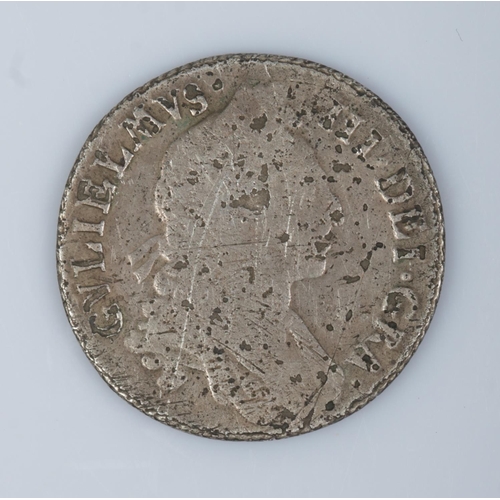 481 - A William III silver shilling, 1697.