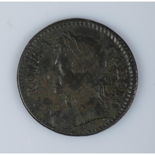 484 - A Charles II farthing, 1675.