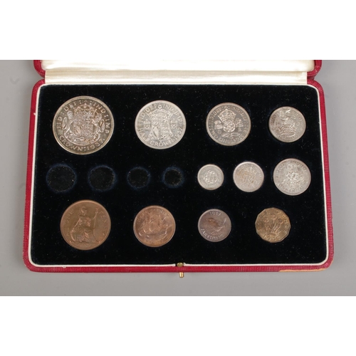 490 - A cased George VI Coronation eleven coin proof set, 1937.