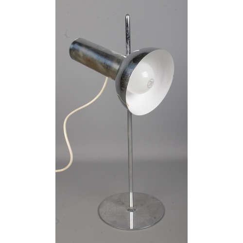 522 - A Prova Italian adjustable chromed desk lamp.