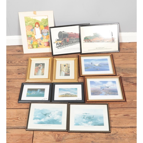 561 - A small quantity of prints to include limited edition Westminster Supersonic London and Supersonic N... 