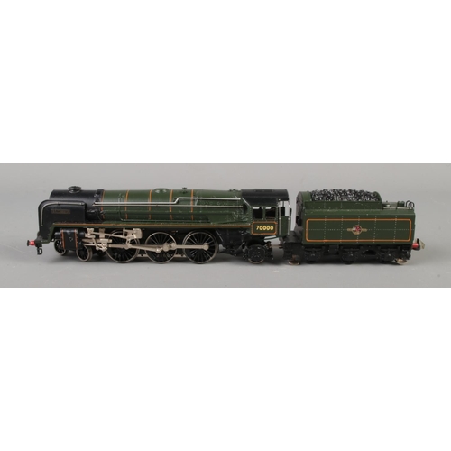 116 - A boxed Trix-Twin Railway 4-6-2 Britannia locomotive and tender in green livery, number 236.