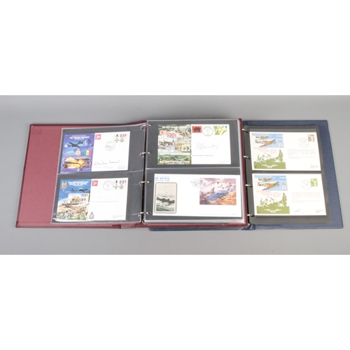 143 - Two albums of a large collection of first day covers including many limited editions.