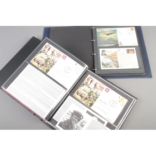 170 - Two albums of military related first day covers including many limited editions.