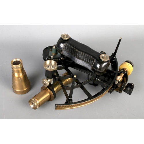 197 - Vintage Japanese Navy Sextant, Tamaya & Co Ltd of Tokyo No.5169, comes with a spare sighting scope