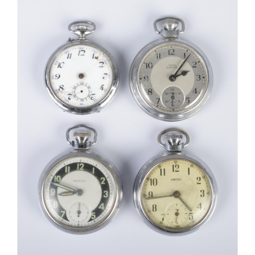 565 - Four vintage pocket watches to include Smiths, Ingersoll and Smiths Empire examples.