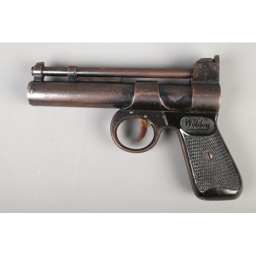 601 - Webley Air Pistol, has new spring and washer fitted, Batch number 944. CANNOT POST OVERSEAS