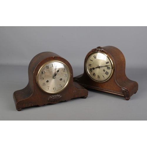 134 - Two Germany HAC (Hamburg American Clock Company) mantel clocks.