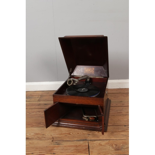 270 - Gramola Table Top Gramophone (length 48cm, width 40cm, height 33cm)