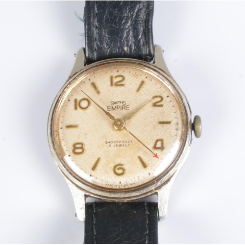 357 - Two vintage Wrist Watches: Smith Empire (manual, width 32mm) and a gentlemen's mid-size (manual with... 