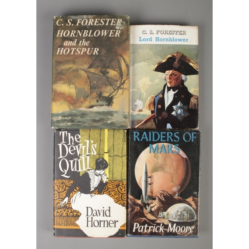 105 - Four vintage first edition books, all with dust covers. Includes CS Forester Lord Hornblower (1946) ... 