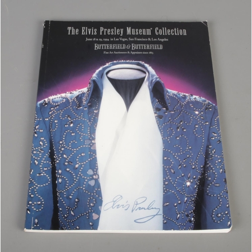 166 - A vintage 1994 Elvis Presley Museum auction catalogue, 