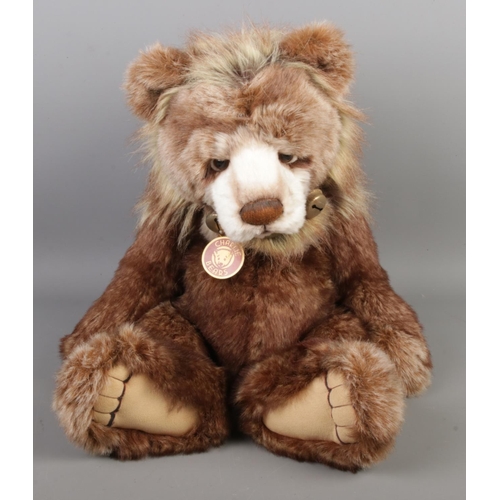 51 - A Charlie Bears jointed teddy bear, Graeme CB104698, exclusively designed by Isabelle Lee. With bell... 