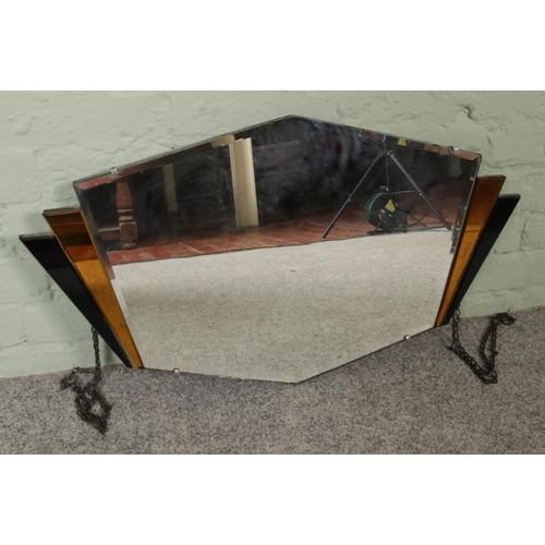 303 - A 20th century Art Deco style mirror