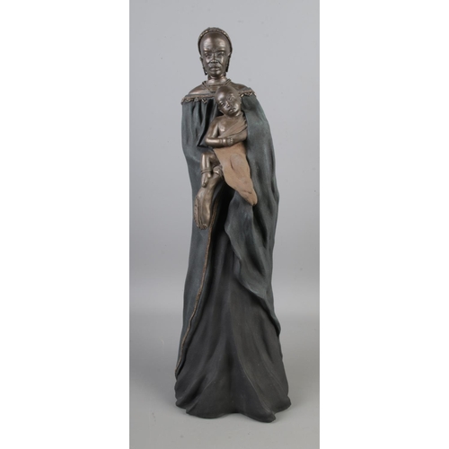 6 - Large Heavy Statue Maasai 'Soul Journeys' by Stacy Bayne. Limited edition No. 0563/9000. Measures 18... 