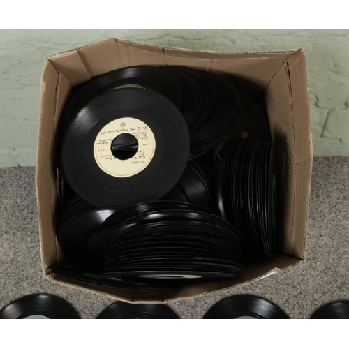 248 - A box of 7-inch vinyl single records, including rare mid-90s Juicebox pressing.