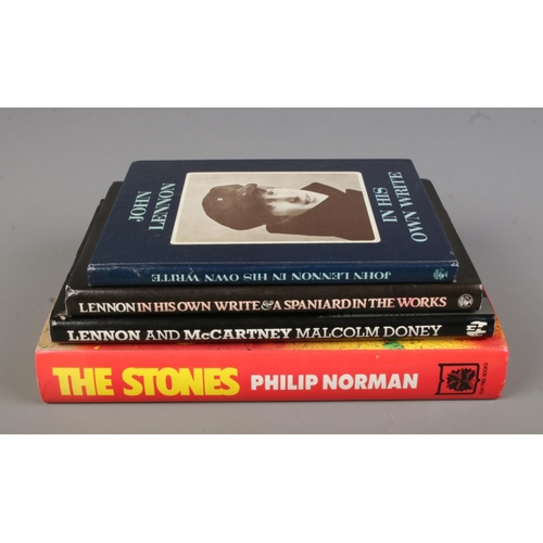 121 - Four music related books, including first editions. Includes John Lennon In His Own Write (first edi... 