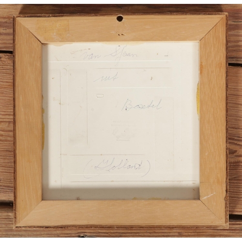 228 - A quantity of prints, drawings and Dutch tiles, some framed. To include 'Boxtel' example, signed to ... 