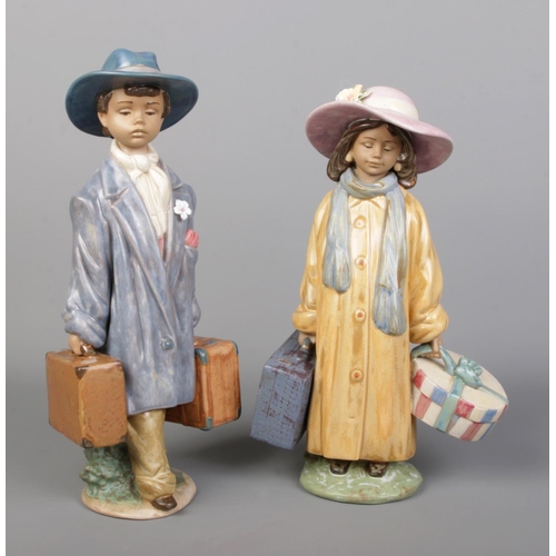 5 - A pair of Lladro figurines of 