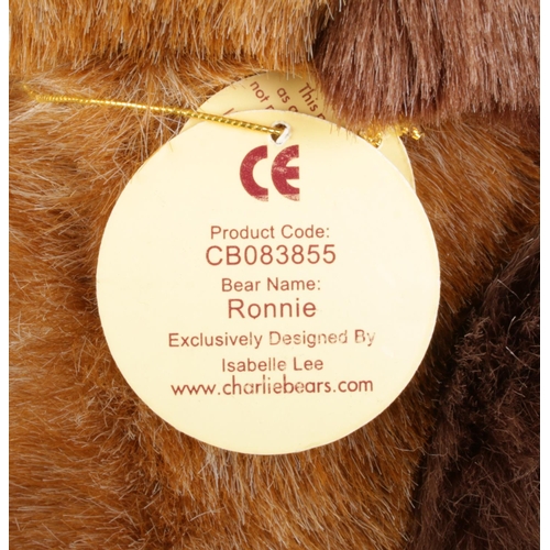 54 - A Charlie Bears jointed teddy bear in the form of a Red Panda named Ronnie (CB083855), designed by I... 