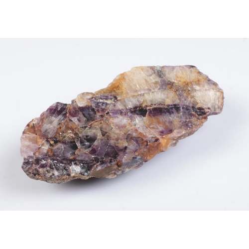 401 - A segment of Blue John mineral. Length: 8.5cm.