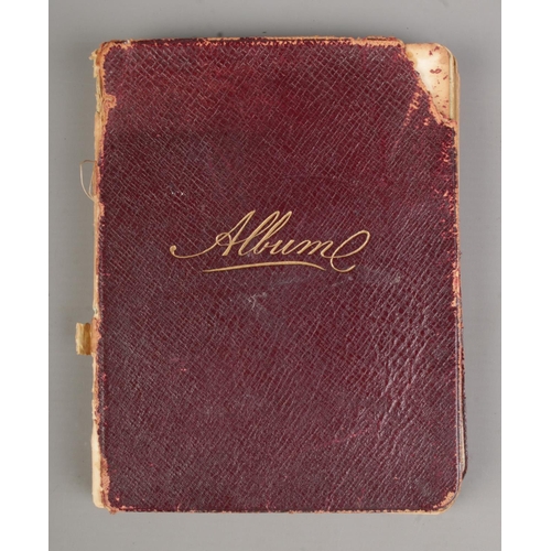 415 - An early 20th century album containing sketches, paintings and poems ranging from 1900 to 1920 inclu... 