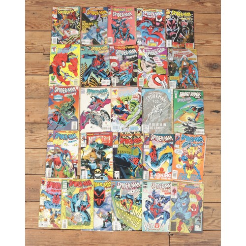 181 - A collection of Marvel comics, Spiderman. Includes 2099, Complete Spiderman etc. (25).