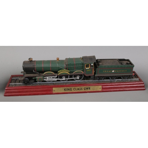 74 - A collection of seven model railway engines, to include Tri-ang R358 Old Timer 