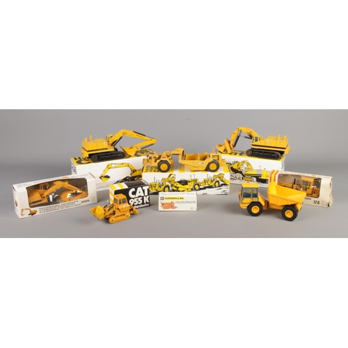 233 - A quantity of NZG and JOAL die-cast construction vehicles. To include No. 115 CAT955K, No. 177 Excav... 