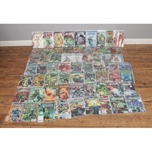 335 - A box of mostly Marvel and DC comics dating between the 1980's and 2010's to include Justice League ... 