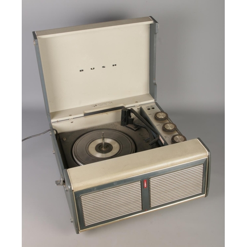 371 - A Bush SRP41 record player with Monarch turntable.