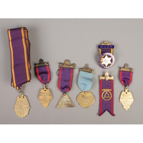 590 - A collection of medals and ephemera relating to the Page family, including four WW2 medals, seven Od... 