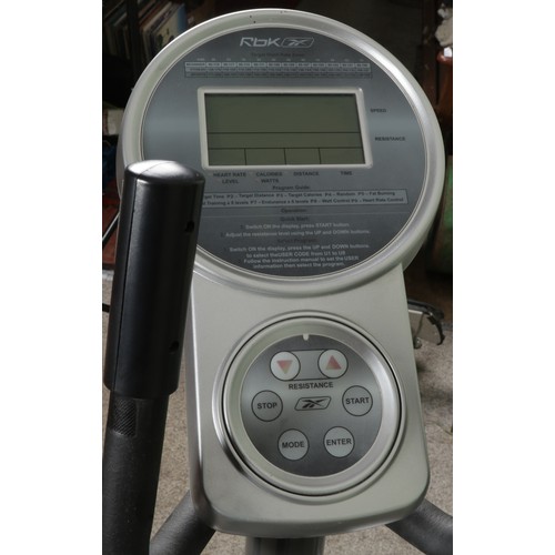 410 - An RBK Premier Series elliptical cross trainer machine.