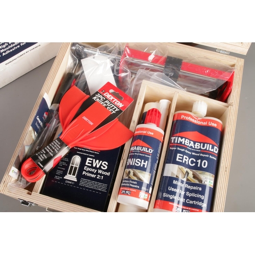 200 - TIMBABUILD structural wood repair system starter kit. 

This attractive and robust starter kit conta... 