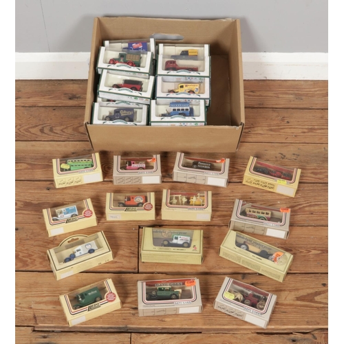 206 - A large collection of fifty boxed die-cast vehicles, mainly from Lledo 