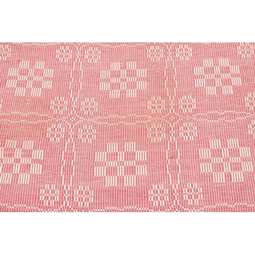 310 - A vintage traditional Swedish runner rug, with geometric and floral motif, size L480 x W66cm.