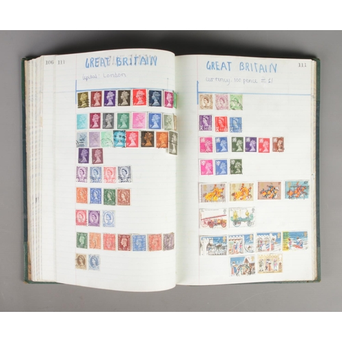 9 - A collection of assorted world stamps and first day covers to include three partial albums featuring... 