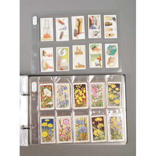 39 - One folder containing ten complete sets of 50 Wills's Cigarette Cards. Do You Know? 1st, 2nd and 3rd... 