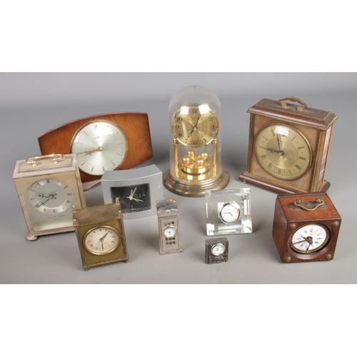 226 - A mixed collection of clocks including Royal Doulton, Metamec and novelty examples.