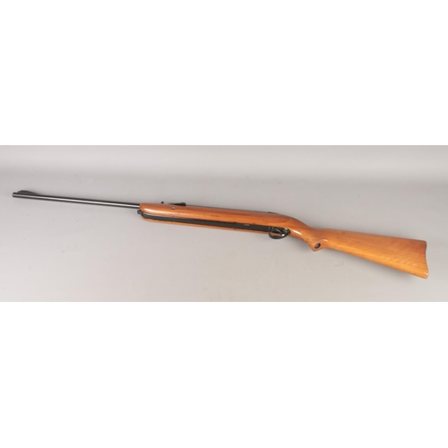 45 - A 20th century BSA .22 Cal air rifle, comes with a carry bag, overall length 114cm. CANNOT POST.