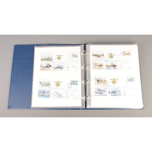 97 - A Stanley Gibbons album containing a collection of RAF signed and limited edition first day covers. ... 