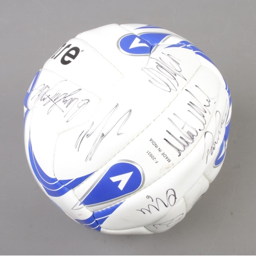 25 - A signed Huddersfield Town Football Club Football including signature from Mickel Miller and many ot... 