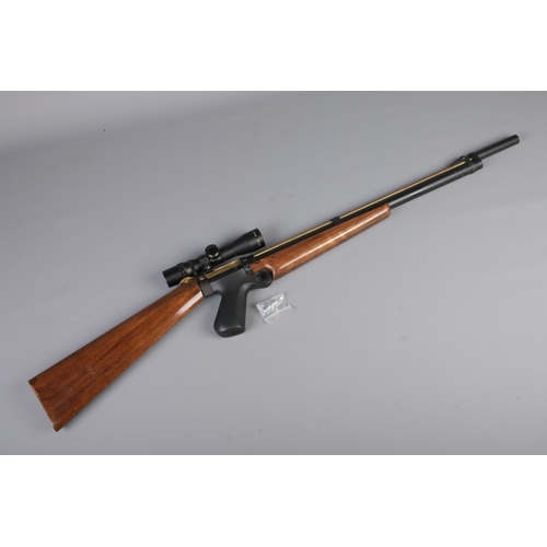 420 - A Harper Classic Wolf .22cal air rifle with electronic trigger mechanism. Fitted with Simmons Model ... 