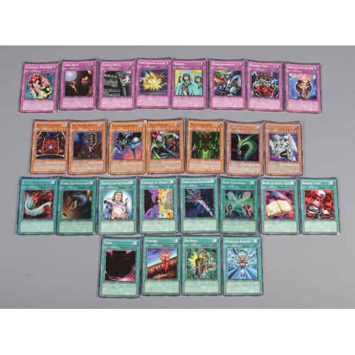 68 - A collection of Pokemon and YuGiOh trading cards, including Sinister Serpent, Valkyrion The Magna Wa... 