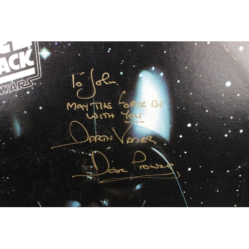 6 - Star Wars: The Empire Strikes Back motion picture soundtrack vinyl LP signed by Darth Vader actor, D... 