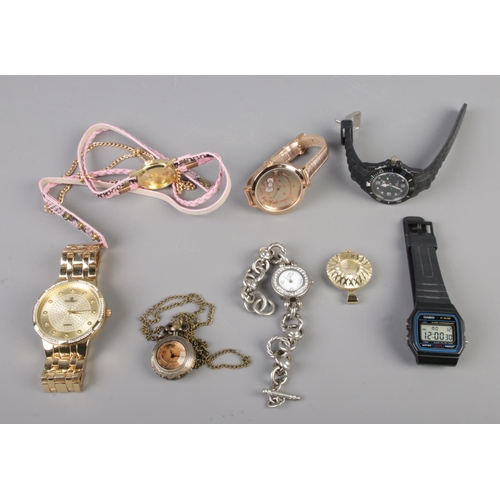 67 - A collection of assorted wristwatches to include Medana, Casio, Charles Raymond, Hello Kitty, etc.