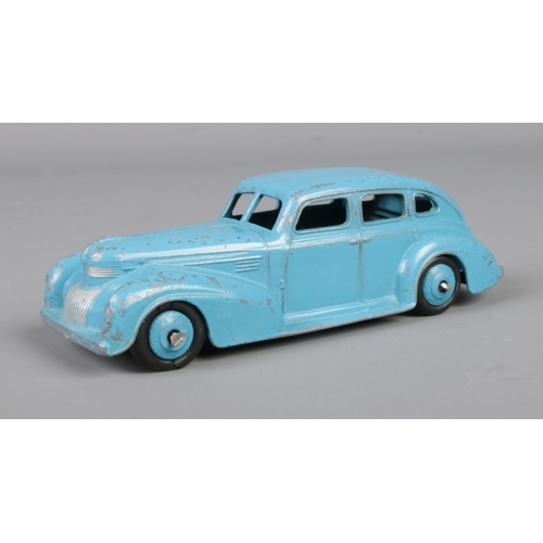 74 - A Dinky Meccano diecast model car, blue Chrysler, 39E. Length 10.5cm.