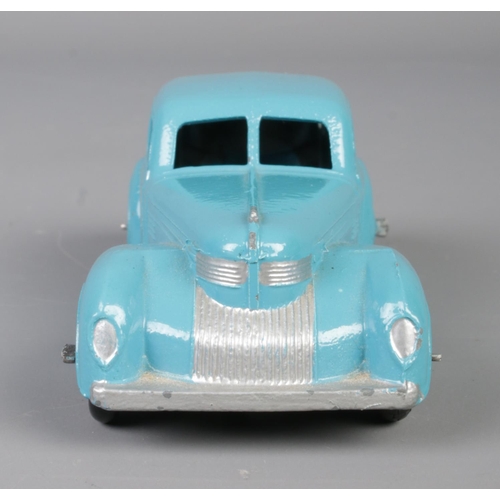 75 - A Dinky Meccano diecast model car, blue Chrysler, 39E. Length 10.5cm.